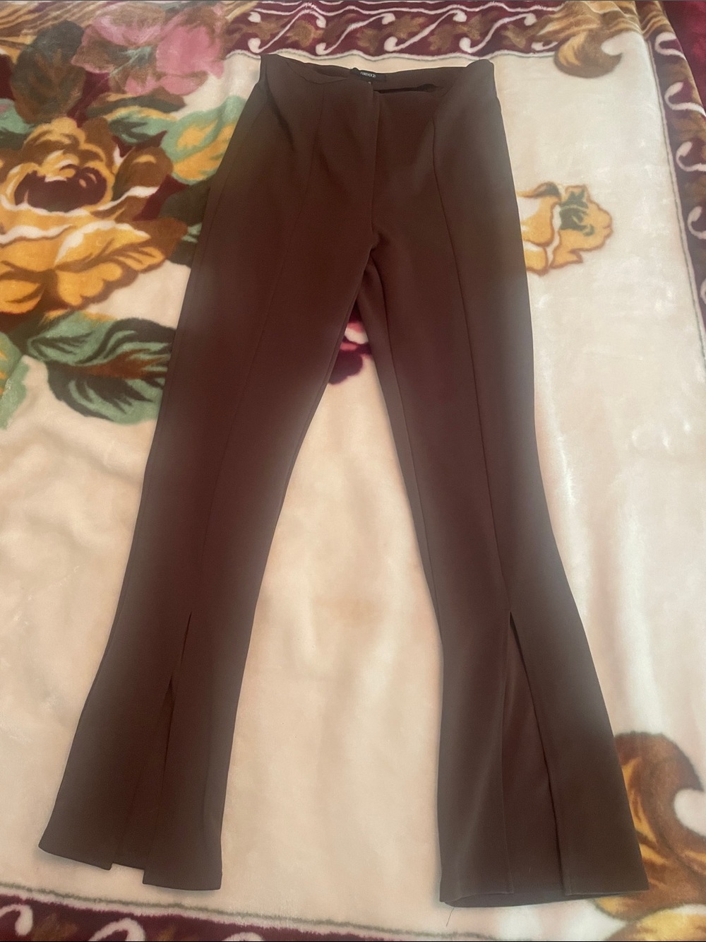Forever 21 Brown Boot-Cut Flare Pants